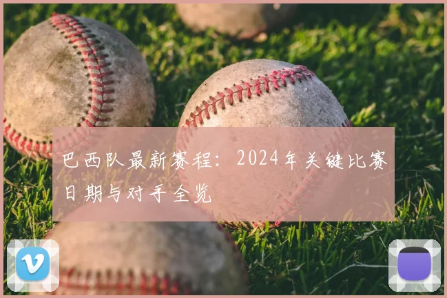 巴西队最新赛程：2024年关键比赛日期与对手全览